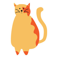 Hand Drawn Cat Illustration