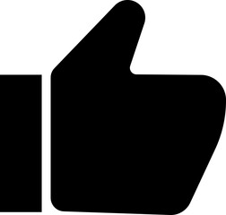 Thumb Icon Like Button Vector for Website and Mobile