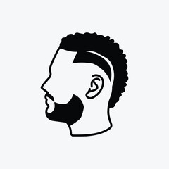 Man head icon, male icon, Boy head