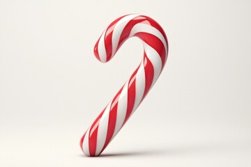 Fototapeta premium Christmas candy cane sweets white confectionery.