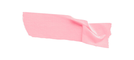 Obraz premium Pink masking tape, plastic scotch, on a transparent background.
