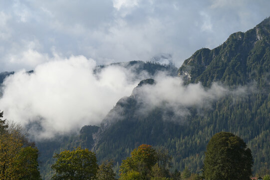 Sch&ouml;nau am K&ouml;nigsee,  Landschaft, Berge