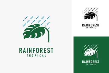 Rainforest logo symbol icon design