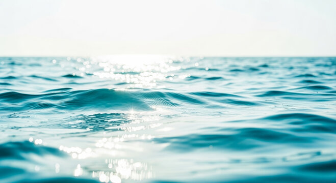 Calm water ocean sea horizon sunlight ripple blue wave surface reflection bright nature tranquil morning travel environment outdoors liquid peaceful seascape clear coastal summer light movement
