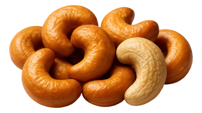 A stack of dried mango strips arranged in a spiral pattern on a small wooden board, highlighting their glossy surface.