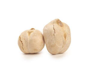 Fried Crispy Chickpeas Xinjiang Chinese Traditional Snack Food Isolated White Background