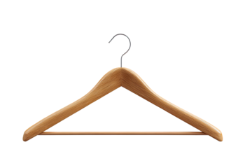 Wooden clothes hanger,  smooth,  triangle