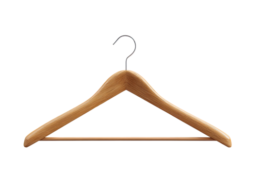 Wooden clothes hanger,  smooth,  triangle