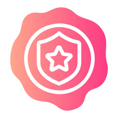 stamp gradient icon