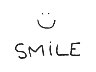 Smile Handwritten Calligraphy
