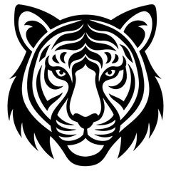 tiger head vector