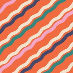 seamless pattern with waves