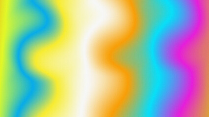 Vibrant abstract wavy gradient background with soft rainbow color transitions, smooth liquid flowing shapes and modern psychedelic design for wallpaper and digital art.