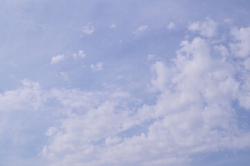 Natural background. Clouds in the sky. A cloudy landscape.