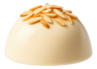 Star-shaped marzipan confection with a shimmering gold finish and a dusting of edible glitter.