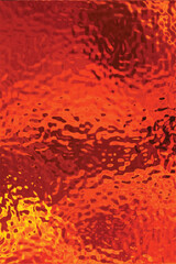 Red matte surface. Texture of  glass. Gradient transparent background	