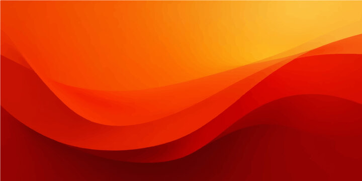 Abstract red and orange wave illustration with a light and dynamic vector design pattern for a vibrant backdrop of energy and motion