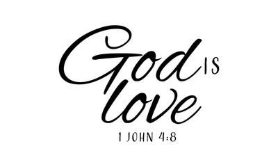 Obraz premium Short Trendy Bible Verse Typography. Christian Quote Poster. Faith Scripture Design for print or use as card, flyer or T Shirt