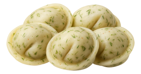 Folded crepe with a filling of grilled vegetables and chanterelle mushrooms, served on a rustic wooden board.