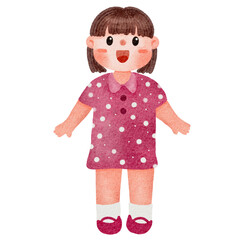 Watercolor Happy children 