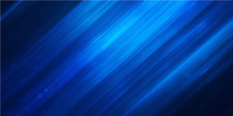 Abstract blue background with light lines creating a digital wave design and soft blur texture