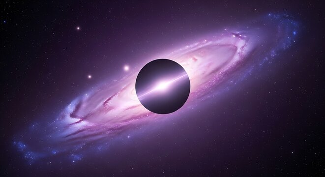 Cosmic Black Hole Swirling Nebula Galaxy Space Universe.