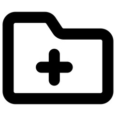 folder plus icon