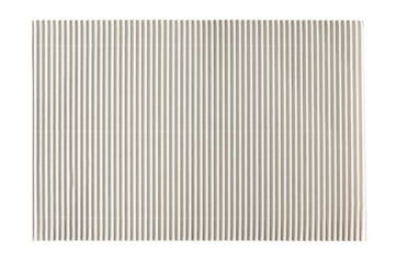 Textured white cardboard surface with vertical corrugations.