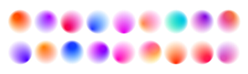 Round glowing circle with soft neon gradient isolated in PNG format. Suitable for badges, price tags, or digital art projects. Smooth luminous and modern design.