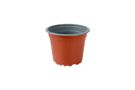 Brown garden plant pot isolated transparent png