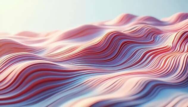 Animated topographic lines morphing fluidly 