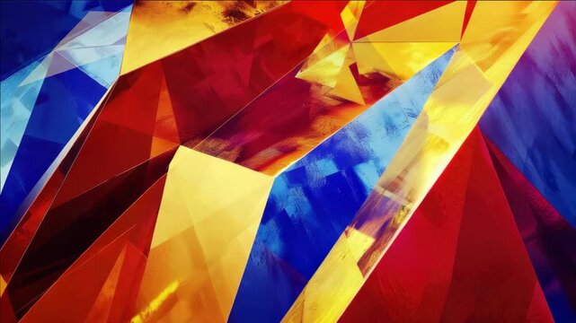 This features a captivating abstract painting that uses bright colors and fractals to create an eye-catching visual experience.