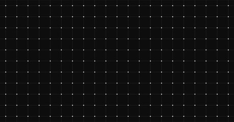 Seamless square grid texture, grid line paper sheet with dotted lines, virtual technology futuristic user interface HUD grid, hi-tech science design, drawing and architecture draft