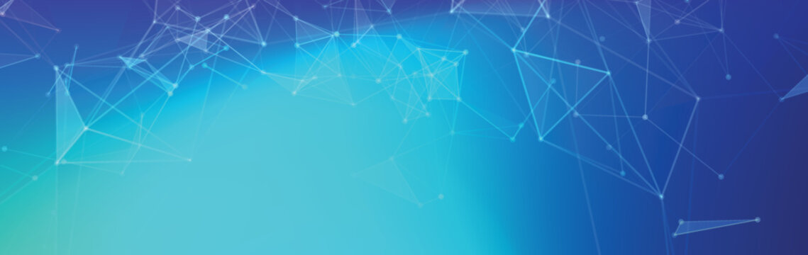 Global network background with connected line and dots, wave flow. Network and connection background for your presentation template