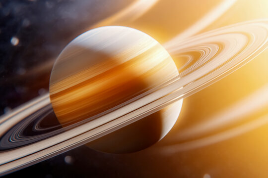 Orbital Ring Structure around Titan with Saturn Rings