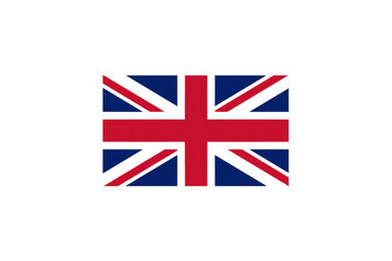 National flag of Great Britain on transparent background