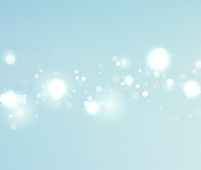 Light Blue Vector Bokeh Background For Spa And Relaxation