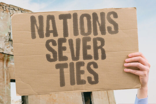 "Nations Sever Ties" diplomatic relations amid escalating disputes over asylum decisions and political interference allegations. DIPLOMACY. RELATIONS. CONFLICT. RUPTURE. WITHDRAWAL.