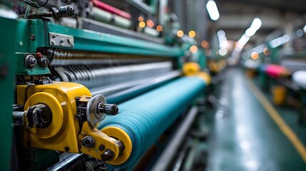 Fototapeta premium Serene pink bedroom with natural light and plants.