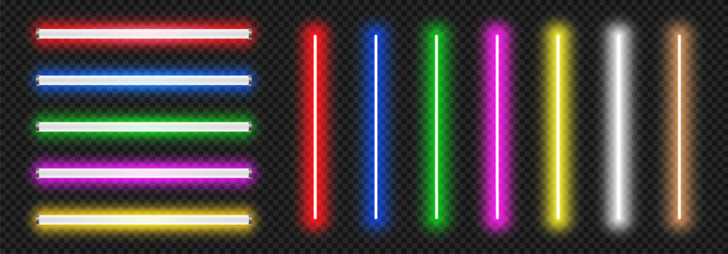 Coloured Light Tubes
