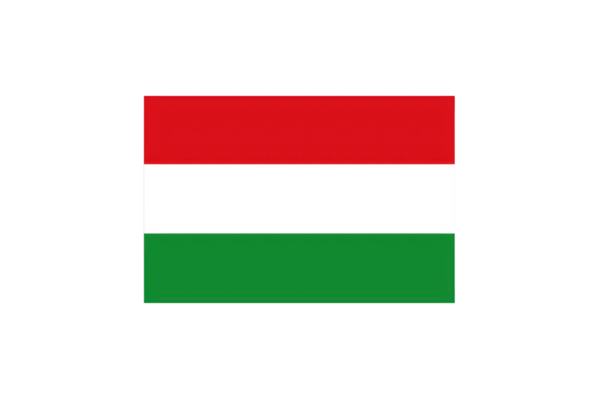 National flag of Hungary on transparent background