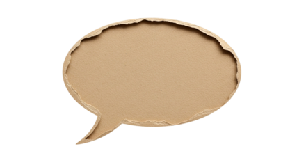 Torn Paper Speech Bubble on Black Background Conceptual Ideas Communication Dialogue Conversation Discussion Expression