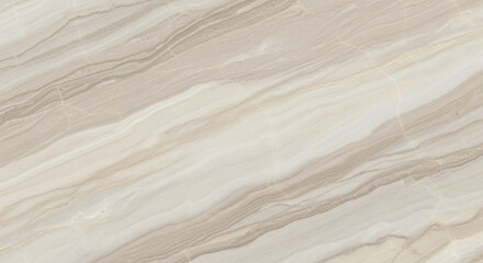 Obraz premium Natural beige marble surface with smooth light brown and cream veins creating elegant flowing patterns
