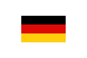 National flag of Germany on transparent background