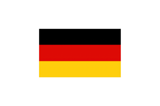 National flag of Germany on transparent background