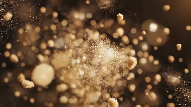 “Golden Sparks in Motion”