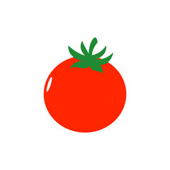 Simple Tomato Illustration: Fresh and Vibrant