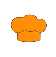 Chef's Hat: Culinary Icon in Orange