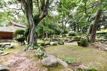 山口の観光地の秋芳洞と秋吉台