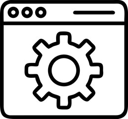 gear icon vector